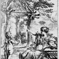 17 Urhütte, Stich von Ch. Eisen für die 2. Aufl. von Marc-Antoine Laugier